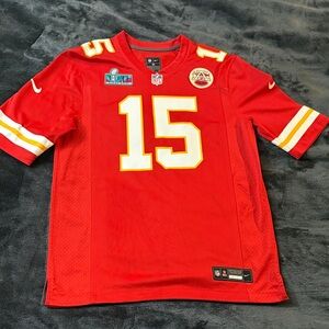 Super Bowl VII Championship Kansas City Chiefs Mahomes Official NFL Jersey